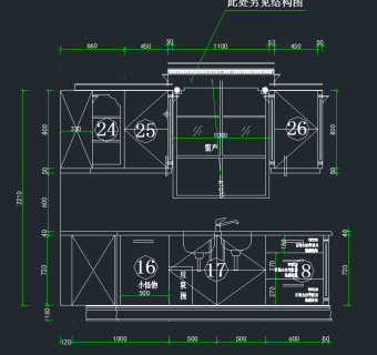 橱柜CAD图库,图库CAD建筑图纸下载