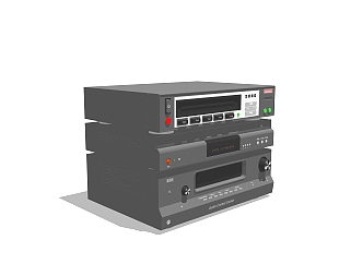 现代影碟机skp文件，影碟机草图大师模型下载
