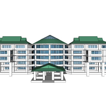 酒店草图大师模型下载、酒店su模型下载