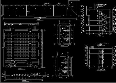 中学教学楼建筑施工图