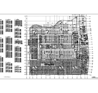 大型超市照明dwg文件设计图下载,购物中心CAD图纸施工图分享