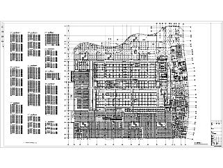 大型超市照明dwg文件设计图下载,购物中心CAD图纸施工图分享