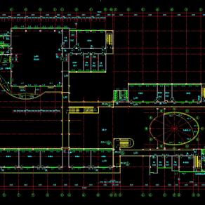 某学校综合楼平面图，学校综合楼cad建筑工程图纸下载