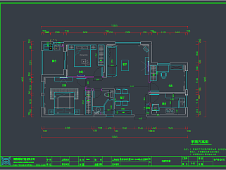 星洲城市现代客餐厅卧室CAD施工图，现代客餐厅CAD施工图纸下载