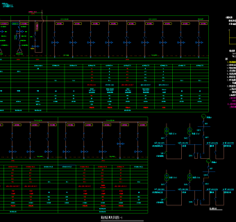 上海四万平办公塔楼及商场裙楼电气施工图，电气CAD施工图纸下载