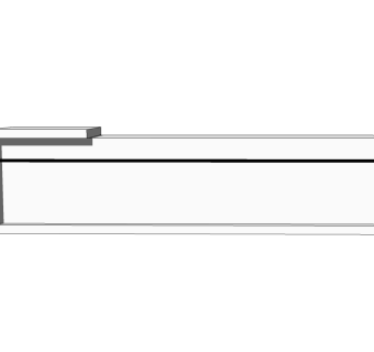   现代 简约 前台草图大师模型，前台sketchup模型下载