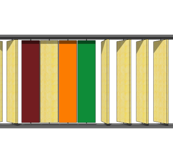 现代景观墙SU模型下载，景观墙skb模型分享
