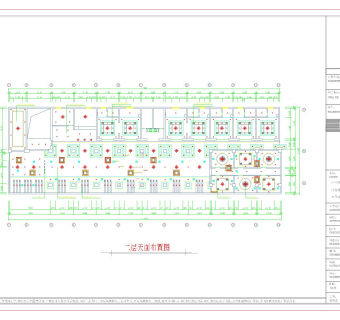 晋江某酒楼餐饮装饰建筑设计施工图纸下载