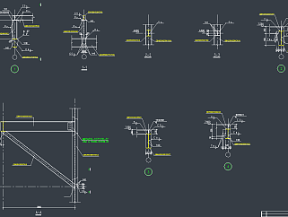 最新拼接节点CAD施工图，拼接节点CAD建筑图纸下载
