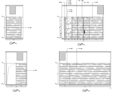 <a href=https://www.yitu.cn/sketchup/diantizoulang/index.html target=_blank class=infotextkey>走廊</a>立面图2