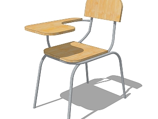 <em>现代</em>儿童<em>桌椅</em>草图大师模型，儿童<em>桌椅</em>su模型下载