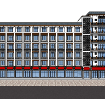 居家酒店草图大师模型下载、居家酒店su模型下载
