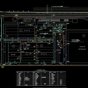 保定某公司厂区给排水及燃气设计平面图CAD图纸