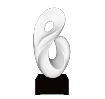 抽象陶瓷摆件草图大师模型,现代装饰品su模型下载