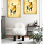 手绘彩绘麋鹿动物现代装饰画，现代简约客厅玄关墙面装饰画 (2).jpg