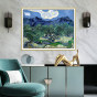 橄榄树梵高油画欧式客厅挂画，北欧抽象现代简约客厅装饰画 (2).jpg