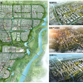 济南城市建筑效果图设计方案效果图制作