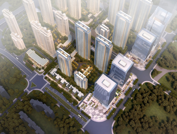 武汉市效果图制作公司，首茂城公司居住项目效果图制作