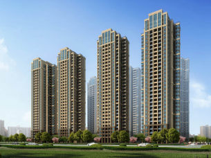 武汉市效果图制作公司，宗关二期还建住宅小区效果图制作