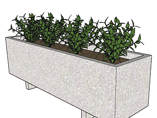 <em>庭院</em>植物造景草图模型，植物草图模型sketchup下载