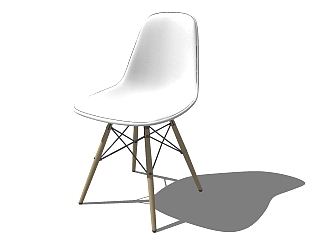 <em>现代单椅</em>草图大师模型，<em>单椅</em>，椅子sketchup模型