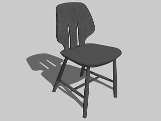 现代<em>单人椅</em>草图大师模型，sketchup模型