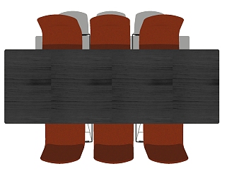 现代<em>餐桌椅</em>草图大师模型，<em>餐桌椅</em>sketchup模型