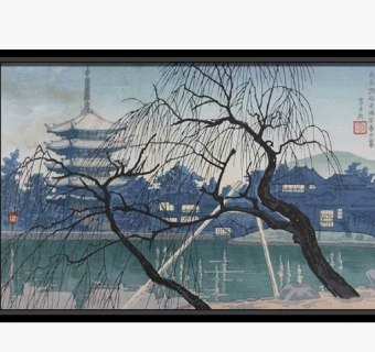 日式装饰画草图大师模型，装饰画sketchup模型