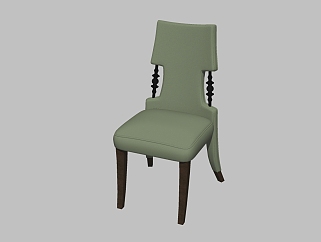 <em>现代单椅</em>草图大师模型，单椅sketchup模型
