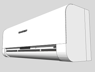 现代空调草图大师模型，空调sketchup模型