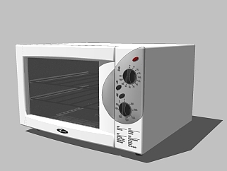 现代微波炉草图大师模型，微波炉sketchup模型