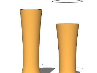 现代花瓶<em>草图大师</em>模型，花瓶sketchup模型