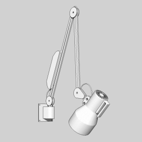 现代办公灯具草图大师模型，日光灯sketchup模型