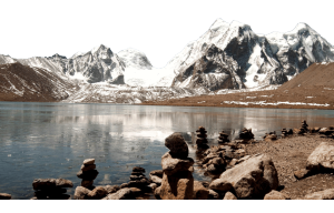 喜马拉雅山背景素材