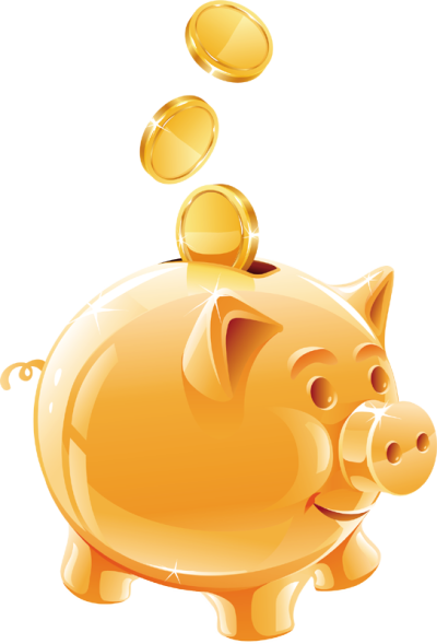 小猪存钱罐背景素材