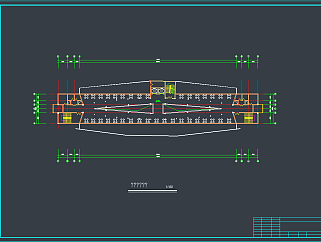 娱乐阳光厅综合楼CAD施工图，办公空间CAD施工图纸下载