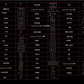 弱电施工图例集锦CAD图纸