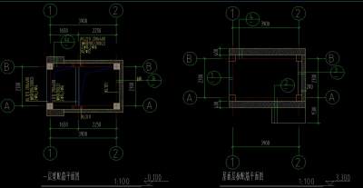 一层梁配筋<a href=https://www.yitu.cn/su/7392.html target=_blank class=infotextkey>平面</a>图、屋面层板配筋<a href=https://www.yitu.cn/su/7392.html target=_blank class=infotextkey>平面</a>图.jpg