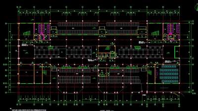 学校教学楼建施平面施工图