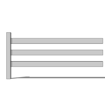 木质栏杆su模型下载、木质栏杆草图大师模型下载