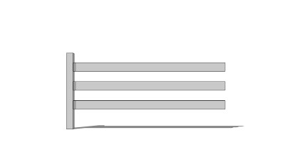 木质栏杆su模型下载、木质栏杆草图大师模型下载