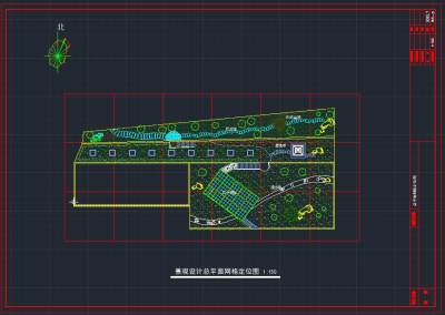 某庭院景观施工图纸全套,cad建筑图纸免费下载