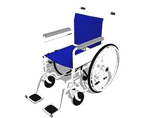 轮椅su模型，轮椅sketchup模型，轮椅<em>草图大师素材</em>下载