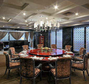 中式复古餐厅CAD施工图，餐厅CAD建筑工程图纸下载