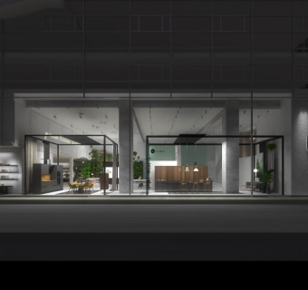 高端橱柜连锁店装修效果图