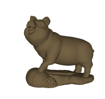 现代十二生肖雕塑SU模型，十二生肖SKB文件下载