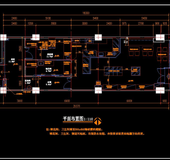 祥细家装衣帽间，客厅卧室户型图三居CAD，免费下载