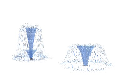 喷泉，涌泉草图大师模型，喷泉sketchup模型下载