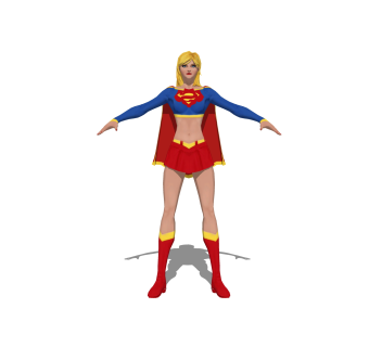 现代女超人草图大师模型，女超人su模型下载