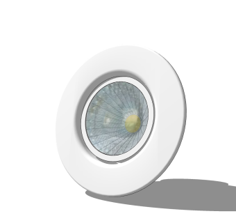 现代射灯轨道灯草图大师模型，射灯轨道灯sketchup模型免费下载